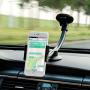 Car Mount,DHYSTAR Cell Phone and Mini Tablet Windshield Dashboard Long Arm Car Holder Truck Mount Cradle for Most Smart Phones,7-8inch Tablets,GPS,with Two Size Holders Clamps