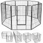 fam famgizmo Heavy Duty Foldable Metal Exercise Pen & Pet Playpen Puppy Cat Exercise Fence Barrier Playpen Kennel, Outdoor & Indoor,8/16 Panels fam famgizmo Heavy Duty Foldable Metal Exercise Pen & Pet Playpen Puppy Cat Exercise Fence Barrier Playpen Kennel, Outdoor & Indoor,8/16 Panels