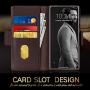 FYY Case for Samsung Galaxy Note 20 Ultra 6.9", Luxury [Cowhide Genuine Leather][RFID Blocking] Wallet Case, Flip Folio Case with Kickstand Function and Card Slots for Galaxy Note 20 Ultra 6.9" Brown