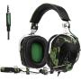GW SADES SA926T Stereo Gaming Headset for PS4 New Xbox One, Bass Over-Ear Headphones with Mic and Volume Control for Laptop, PC, Mac, iPad, Computer, Smartphones(Camouflage)