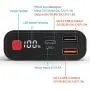 Portable Power Bank Chargers 10000mAh Type C PD 18W and 2 USB QC 3.0 Ports Small External Battery Packs LCD Display for iPhone iPad Huawei Samsung Android Mobile Phone Nintendo Switch Tablets Portable Power Bank Chargers 10000mAh Type C PD 18W and 2 USB QC 3.0 Ports Small External Battery Packs LCD Display for iPhone iPad Huawei Samsung Android Mobile Phone Nintendo Switch Tablets