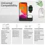 Wireless Charger, 3 in 1 Wireless Charging Station with QC 3.0 Adapter, Fast Qi Wireless Charger Stand Dock Compatible for Apple Watch AirPods Pro/2 iPhone 11 Pro/11 Pro Max/11/SE/XR/XS/X/8/8P Samsung