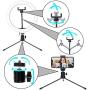 Selfie Ring Light with Tripod Stand & Cell Phone Holder, Eroboo 10.2 Mini Led Camera Ring Light for Live Stream/Youtute/TikTok/Photography, 3 Light Modes & 10 Brightness Levels