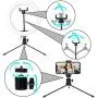 Selfie Ring Light with Tripod Stand & Cell Phone Holder, Eroboo 10.2 Mini Led Camera Ring Light for Live Stream/Youtute/TikTok/Photography, 3 Light Modes & 10 Brightness Levels