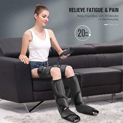 FIT KING Foot and Leg Massager for Circulation and Relaxation with Hand-held Controller 3 Modes 3 Intensities FT-012A