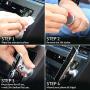 Magnetic Car Phone Mount | Universal Cell Phone Holder for Car Dashboard Compatible with iPhone 11Pro,Xr,Xs,XS MAX,XR,X,8,8Plus,7,7Plus,6,6Plus,Galaxy Note S7 S8 S9 S10 by Bestrix (Silver)