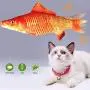 Mural Wall Art Moving Cat Kicker Fish Toy, Electronic 3D Printed Interactive Fish Cat Toys, Wiggle Fish Catnip Toys, Cat Toys for Indoor Cats Exercise Mural Wall Art Moving Cat Kicker Fish Toy, Electronic 3D Printed Interactive Fish Cat Toys, Wiggle Fish Catnip Toys, Cat Toys for Indoor Cats Exercise