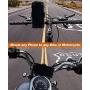 Bike Phone Mount - Universal Adjustable Cell Phone Holder for Bicycle Motorcycle Compatible with Phone Max Xr Xs X Pro 11 8 7 Plus Samsung 360°Rotation Silicone Bicycle Phone Holder