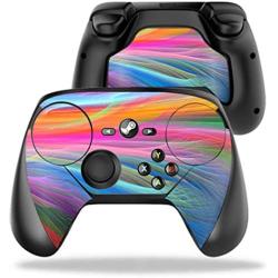 MightySkins Skin Compatible with Valve Steam Controller case wrap Cover Sticker Skins Rainbow Waves