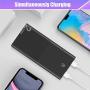 20000mAh Power Bank Quick Charger Cell Phone Portable Charger with Dual USB Ports External Battery Pack Compatible with Samsung S9, iPhone 11/11Pro/R/XR/XS/6/7/8, Xiaomi Note 8 /Note 7, Huawei P30