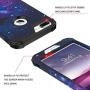 BENTOBEN Case for iPhone 8 Plus/iPhone 7 Plus, 3 in 1 Hybrid Hard PC Soft Rubber Heavy Duty Rugged Bumper Shockproof Anti Slip Full-Body Protective Phone Cover for iPhone 8 Plus/7 Plus 5.5inch, Space