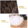Luciphia Round Dog Cat Bed Donut Cuddler, Faux Fur Plush Pet Cushion for Large Medium Small Dogs, Self-Warming and Cozy for Improved Sleep