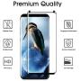 Galaxy S8 Screen Protector Tempered Glass (2 Pack), OTAO 3D Curved Dot Matrix Glass Screen Protector for Samsung Galaxy S 8 with Installation Tray [Case Friendly]
