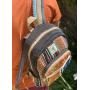 Unique Tie-dye Mini Hemp Backpack Small Back Pack Boho Backpack 100% Core Hemp| 100% VEGAN | Handmade with Love.