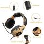 Camouflage Gaming Headset with Microphone Sa818 Stereo Headphones for Ps4 Pc Mac Mobile Phone New One Laptop Game
