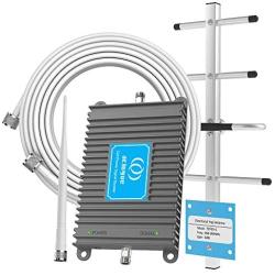 Cell Phone Signal Booster for AT&T T-Mobile 4G LTE 700MHz Band 12/17 Home Mobile Signal Repeater Amplifier Antenna Kits for Home and Office, Improves 4G LTE Data Rates and Supports Voice Over LTE