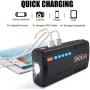 TACKLIFE T6 800A Peak 18000mAh Car Jump Starter (up to 7.0L Gas, 5.5L Diesel Engine) with Long Standby, Quick Charge, 12V Auto Battery Booster, Portable Power Pack for Cars, Trucks, SUV