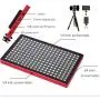 Acouto L28 Video Light Kit, LED Video Light Fill Light 3200-5600K CRI97 for Camera Shooting(RED) Acouto L28 Video Light Kit, LED Video Light Fill Light 3200-5600K CRI97 for Camera Shooting(RED)