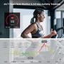 LETSCOM Smart Watch, Fitness Trackers with Heart Rate Monitor Step Calorie Counter Sleep Monitor, IP68 Waterproof Smartwatch 1.3" Color Screen, Activity Tracker Pedometer for Women and Men