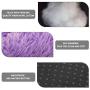 NOYAL Donut Dog Cat Bed, Soft Plush Pet Cushion, Anti-Slip Machine Washable Self-Warming Pet Bed - Improved Sleep for Cats Small Medium Dogs (Multiple Sizes)