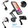 BUZZYFUZZY Bike Motorcycle Phone Navigation Mount，360°Rotation Adjustable Waterproof Holder for iPhone 11 Pro Max XS XR 8 7 6 5 Plus Samsung Galaxy S20 S10 S9 S8 S7 S6 S5 Edge LG,Bike Accessories