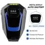 RYDONAIR Air Compressor Tire Inflator with Touch Screen, DC 12V Tire Pump with LED Light, Portable Air Compressor for Car Tires, Bicycles and Other Inflatables