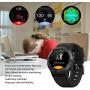 Smart Watch for Android Phones iOS, GPS Smartwatch for Men with Heart Rate and BP Monitor, Pedometer, Text Call Notification, Compass, Barometer, Altitude, Leather and Rubber Bands, Round Face, 2020