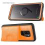 Galaxy S9 Plus Case,Slim Fit Premium Leather Samsung Galaxy S9 Plus Wallet Case Card Slots Shockproof Folio Flip Protective Defender Shells for Samsung Galaxy S9 Plus - Orange