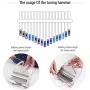 Kimi Kalimba 17 Keys Thumb Piano, Clear Transparent Acrylic Finger Piano Instrument with EVA Waterproof Hard Protective Case From Meraki