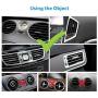 Beam Electronics Universal Smartphone Car Air Vent Mount Holder Cradle Compatible With iPhone XS XS Max XR X 8 8+ 7 7+ SE 6s 6+ 6 5s 4 Samsung Galaxy S10 S9 S8 S7 S6 S5 S4 LG Nexus Nokia and More