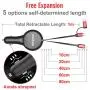 CHAFON Car Charger Cord Adapter,Dual 2.6 ft Retractable Fast Charging Cable Quick Charge,PD 18W Phone USB C Micro Port Compatible with Phone 11 XS Max XR X Samsung Galaxy LG Google Pixel & More CHAFON Car Charger Cord Adapter,Dual 2.6 ft Retractable Fast Charging Cable Quick Charge,PD 18W Phone USB C Micro Port Compatible with Phone 11 XS Max XR X Samsung Galaxy LG Google Pixel & More