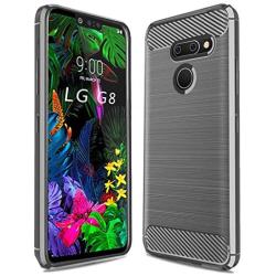 Sucnakp LG G8 ThinQ Case,LG G8 Case TPU Shock Absorption Cell Phone Cases Technology Raised Bezels Protective Cover for LG G8 Case (TPU Gray)