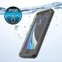 Temdan iPhone SE 2020 Case iPhone 8 Case iPhone 7 Case Waterproof,Clear Sound Quality Built-in Screen Protector Heavy Duty IP68 Waterproof Shockproof case for iPhone SE (2020)/8/7 4.7 inch (Black)