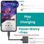 [Apple MFi Certified] Lightning to 3.5 mm Headphone Adapter Dual Ports Dongle Charger Jack&AUX Audio 3.5 mm Earphone Accessory,for iPhone 11/11 Pro/X/8,7 Plus/8 Plug and Play Support All iOS System