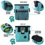 PetAmi Dog Treat Pouch | Dog Training Pouch Bag with Waist Shoulder Strap, Poop Bag Dispenser and Collapsible Bowl | Treat Training Bag for Treats, Kibbles, Pet Toys | 3 Ways to Wear