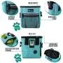 PetAmi Dog Treat Pouch | Dog Training Pouch Bag with Waist Shoulder Strap, Poop Bag Dispenser and Collapsible Bowl | Treat Training Bag for Treats, Kibbles, Pet Toys | 3 Ways to Wear