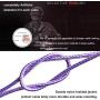 iPhone Charger Cable，90 Degree Lightning Cable 10 FT iPhone Cable Braided Syncing & Charging Cord for iPad/iPhone11/ XS/Max/XR/X/8/7/6/iPod(Purple)