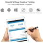 Bargains Depot 2-in-1 Stylus Touch Screen Pen for iPhone, Ipad, iPod, Tablet, Galaxy and More with 20Pcs Rubber Tips (Black)