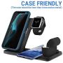 5 in 1 Wireless Charging Station for Apple Watch 5 Airpods Pro, Xperg Fast Wireless Charger Stand Dock Compatible with iPhone SE 11 Pro Max Xr X Xs Max/Samsung Note 10 S10 / Qi-Certified Phones