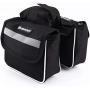 Ruiqas Bike Cycling Front Frame Bag, Double Side Waterproof Pannier Bicycle Mobile Phone Holder Storage Bag Cycling Accessories for Mountain Road Bikes