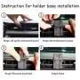 LUNQIN Car Phone Holder for 2017-2020 Cadillac XT5 2020 XT6 Auto Accessories Navigation Bracket Interior Decoration Mobile Cell Phone Mount LUNQIN Car Phone Holder for 2017-2020 Cadillac XT5 2020 XT6 Auto Accessories Navigation Bracket Interior Decoration Mobile Cell Phone Mount