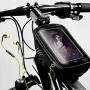 QIANMA Bicycle Bag Mountain Bike Mobile Phone Bag Rainproof Waterproof MTB Front Bag Mobile Phone Case Bicycle Top Tube Bag Cycling Accessories