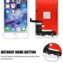 FFtopu Compatible with iPhone 7 Plus Screen Replacement White（5.5‘’）, LCD Display & Touch Screen Digitizer Frame Assembly Set with 3D Touch Free Repair Tools