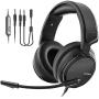 NUBWO N12 Gaming Headset & Xbox one Headset & PS4 Headset,3.5mm Surround Stereo Gaming Headphones with Mic Soft Memory Earmuffs for PC,Laptop, PS3, Video Game with Flexible Microphone Volume Control