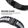 DEALELE Band Compatible with Galaxy Watch Active/Active 2 40mm 44mm, 20mm Solid Stainless Steel Metal Strap Replacement for Samsung Gear Sport/Galaxy Watch 42mm Women Men (Black/Silver)