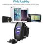 MICTUNING Universal Rocker Style Car USB Charger - with Blue LED Light Dual USB Power Socket for Rocker Switch Panel