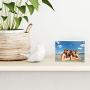 Americanflat Acrylic Picture Frame in Clear - Scratch Resistant with Magnetic Corners & Freestanding for Tabletop - 3.5" x 5"