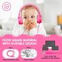 ONTA gorsun Foldable On Ear Audio Adjustable Lightweight Headphone for Kids Cellphones Smartphones iPhone Laptop Computer Mp3/4 Earphones (Pink)