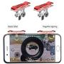 Mokoto Red Metal pubg Game Trigger/Joystick Compatible with Smartphones