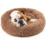 NOYAL Donut Dog Cat Bed, Soft Plush Pet Cushion, Anti-Slip Machine Washable Self-Warming Pet Bed - Improved Sleep for Cats Small Medium Dogs (Multiple Sizes)